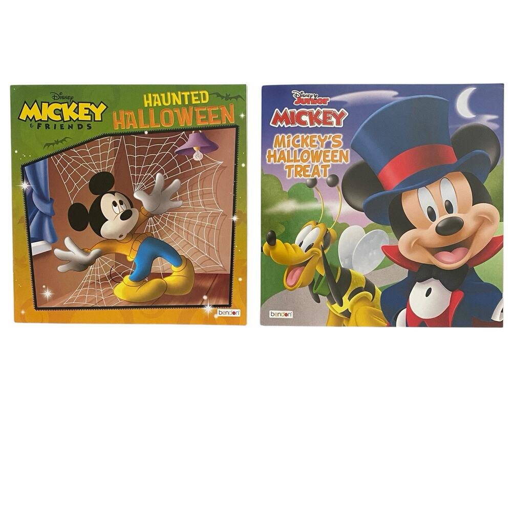 Disney's Mickey’s Halloween Treat & Mickey & Friends Haunted Halloween Book Set